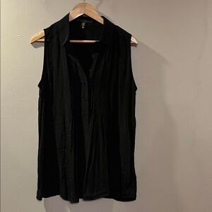 Fever Black Sleeveless Blouse